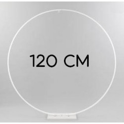 CERCHIO SINGOLO FERRO ø120 BIANCO