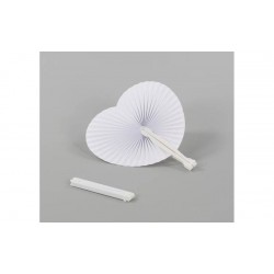 VENTAGLIO CARTA CUORE 5pz