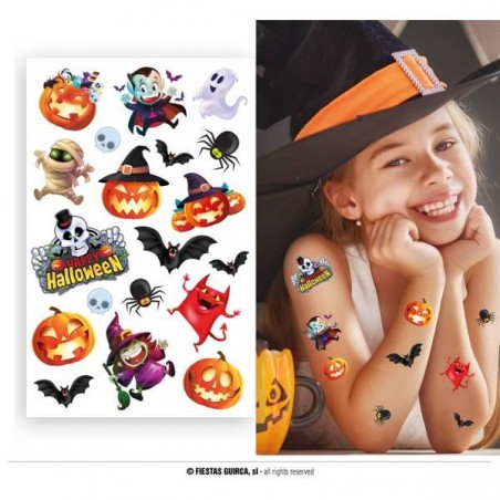 TATUAGGI HALLOWEEN FUNNY PER BAMBINI