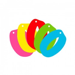 NUMERI 0 IN CARTA 12cm C/FILO 10pz