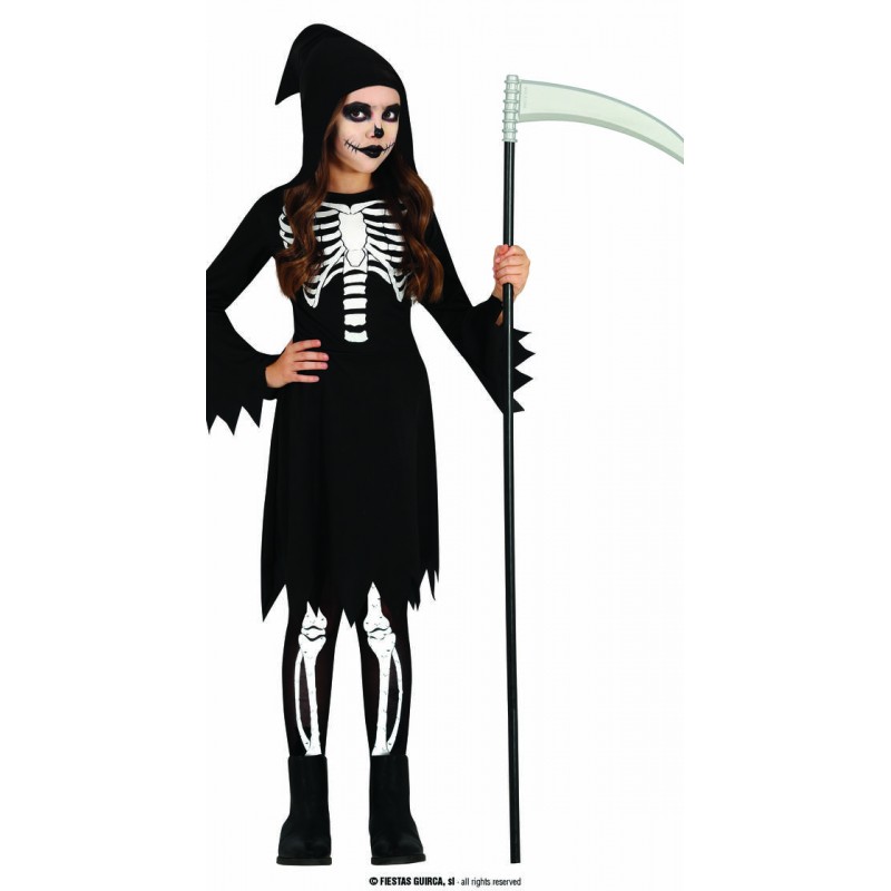 COSTUME BAMBINA SKELETON 10-12 ANNI