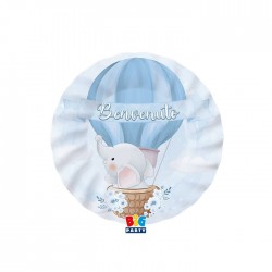 PIATTI DESSERT MONGOLFIERA BENVENUTO 8pz