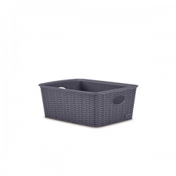 CESTO PVC ELEGANCE HIGH 25x19,5x10cm BLU M