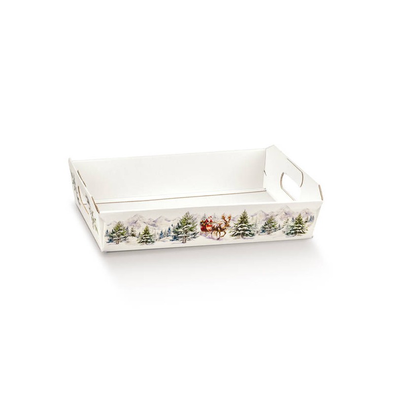 VASSOIO CESTO 35x26x7cm PAESAGGIO