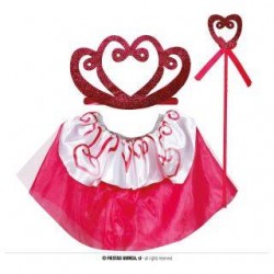 SET PRINCIPESSA GONNA CORONA E BACCHETTINA