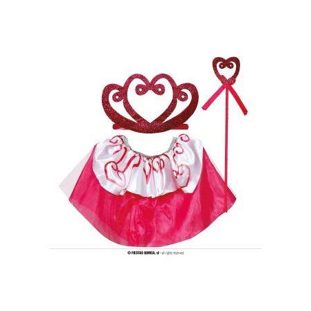 SET PRINCIPESSA GONNA CORONA E BACCHETTINA