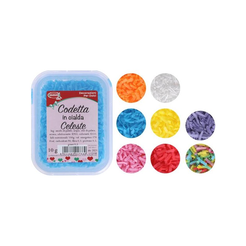 CODETTE IN CIALDA 10gr ROSSO