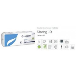IGIENICA STRONG 10 LUCART PURA CELLULOSA 10 ROTOLI 24mt 200STR