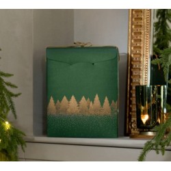 SCATOLA SEGRETO C/CORDINI 28x20x35cm GREEN FOREST