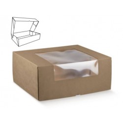 SCATOLA MARMOTTA FINESTRA 35x35x15cm AVANA