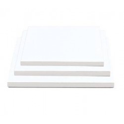 SOTTOTORTA CAKE BOARD QUADRATO 25x25x1,2cm BIANCO