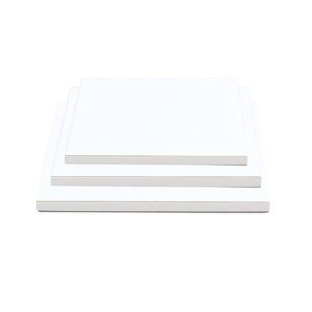 SOTTOTORTA CAKE BOARD QUADRATO 25x25x1,2cm BIANCO