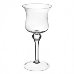 CALICE VETRO CON PIEDE H.33cm  ø16cm