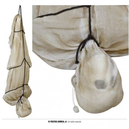 UOMO NEL SACCO DA APPENDERE 170cm CON LUCE,SUONO E MOVIMENTO