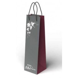 SHOPPER 1 BOTTIGLIA 10x10x36cm POETRY