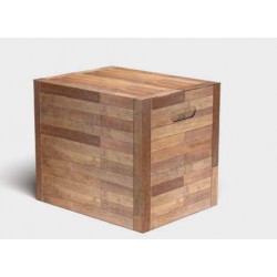 SCATOLA RETTANGOLARE FOLDING BOX 38,5x30x33cm TEAK...