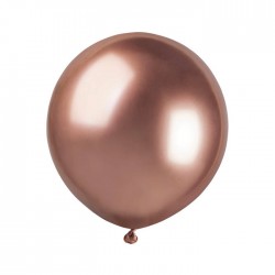 PALLONCINI LATTICE 19" 48cm ROSE GOLD GLOSSY 25pz