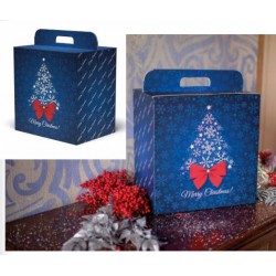 SCATOLA REGALO C/MANIGLIA LINEA 100 30,5x23x34 SILENT NIGHT