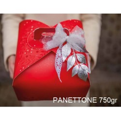 SCATOLA PANETTONE 750gr 22x22x18cm VISCHIO