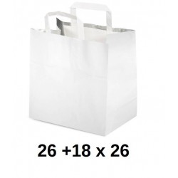 BORSA TERMICA CARTA BIANCA PIATTINA 26+18x26cm CALDO &...