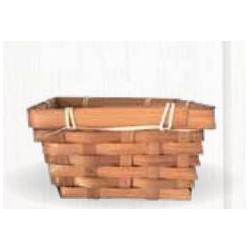 CESTO MINI RETTANGOLARE NATURAL 14x12x7cm