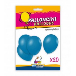PALLONCINI LATTICE PASTELLO 9/10 26cm BLU 52 20pz