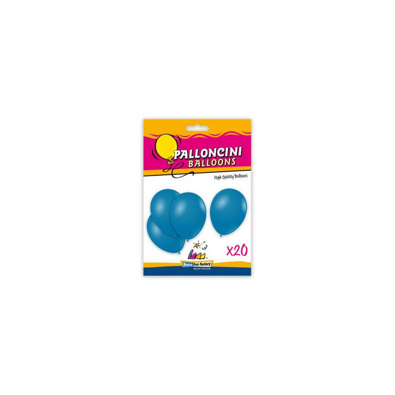 PALLONCINI LATTICE PASTELLO 9/10 26cm BLU 52 20pz