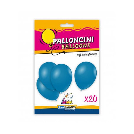 PALLONCINI LATTICE PASTELLO 9/10 26cm BLU 52 20pz