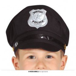 BERRETTO DA POLIZIOTTO IN TESSUTO BIMBO