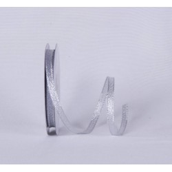 NASTRO RASETTO O/A mm6x25mt COL.101 ARGENTO