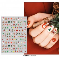ADESIVI PER UNGHIE BABBO NATALE