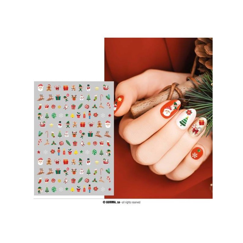 ADESIVI PER UNGHIE BABBO NATALE
