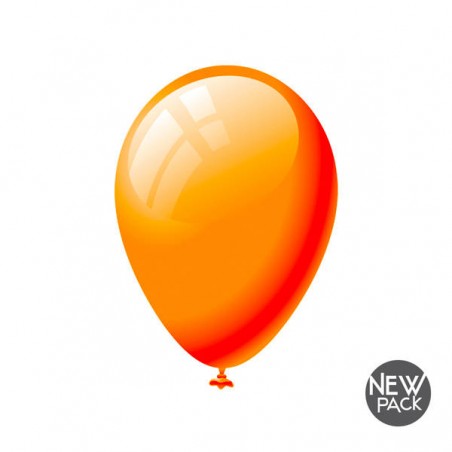 PALLONCINI IN LATTICE 28cm ARANCIONI 16pz