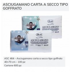 ASCIUGAMANO AIRLAID GOFFRATO 40x70cm 100PZ