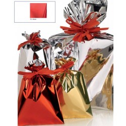 BUSTE REGALO P.P.L. 8x15 ROSSO METAL 50PZ
