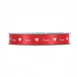 NASTRO LOVE mm15x25mt ROSSO