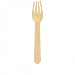 FORCHETTA LEGNO 16cm ECOWOOD bYò 100pz