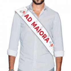 FASCIA PREMIO BUON METALLIZZATA AD MAIORA 168x10cm