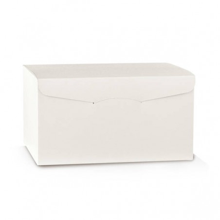 SCATOLA SEGRETO 4 BOTTIGLIE 32,5x17,5x18cm FIBRA BIANCO