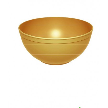CIOTOLA BOWL MINERAL PP ø20cm 2lt ORO 1pz