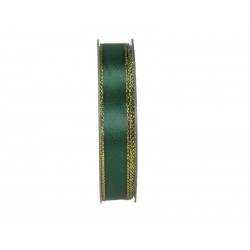 NASTRO DOUBLE BORDO ORO mm15x25mt 111-VERDE
