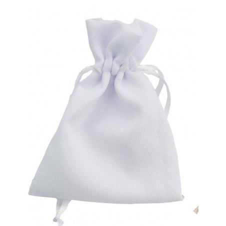 SACCHETTO COTTON 9x12cm BIANCO 12pz