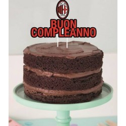 CAKE TOPPER TORTA BUON COMPLEANNO MILAN