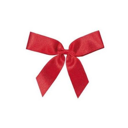 FIOCCO ROSSO 12cm ADESIVO 24pz