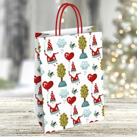 SHOPPER CARTA ELSA CHRISTMAS 26x12x35cm