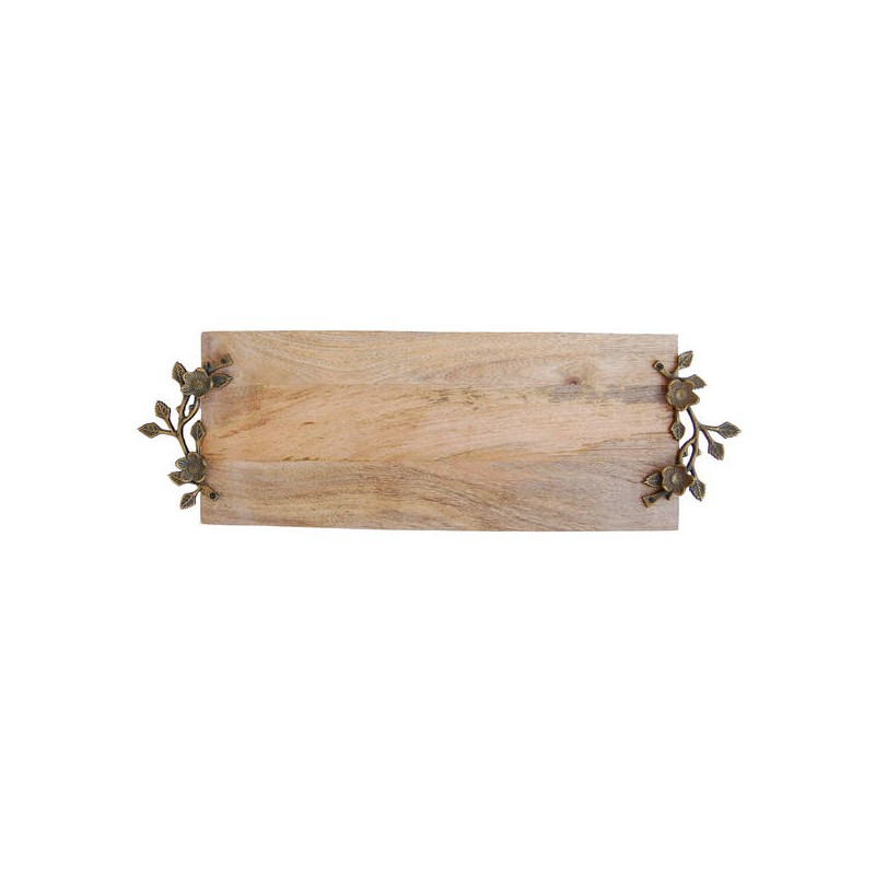 VASSOIO JOILETTE IN LEGNO DI MANGO 78cm