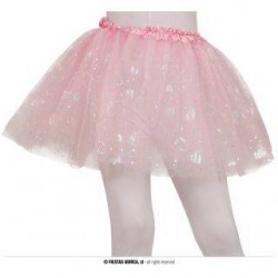 TUTU' ROSA BIMBA CON CUORI 30cm