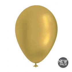 PALLONCINI IN LATTICE LARGE ORO 12pz