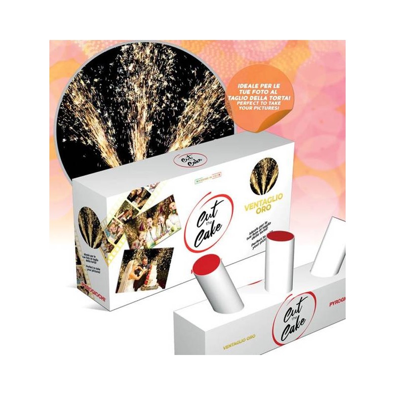 TRIS FONTANE VENTAGLIO ORO CUT THE CAKE