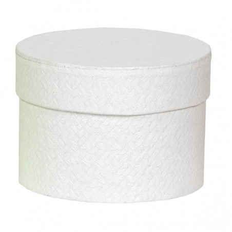 SCATOLINA LITTLE BOXES ø9x6,5cm BIANCO